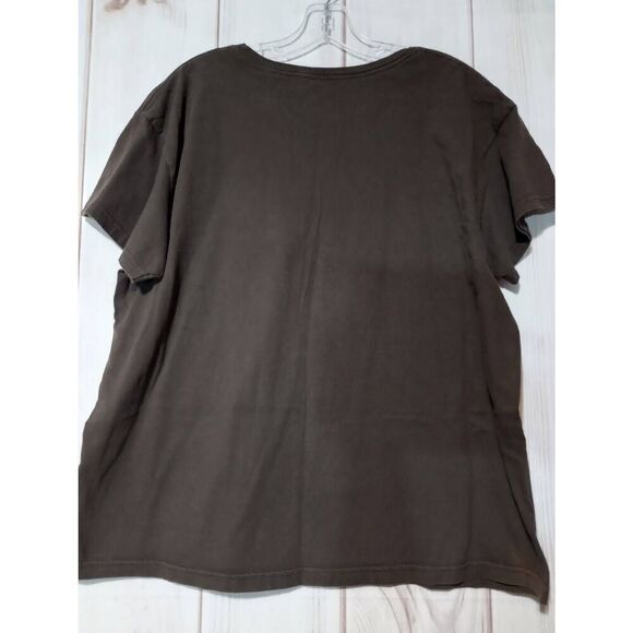 Big Girl Boots T-shirt Ladies Extra Large Brown Western Cowgirl - Picture 2 of 5